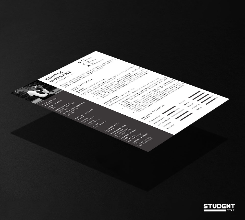 Biochemist CV Design Preview 2 - Student Cycle