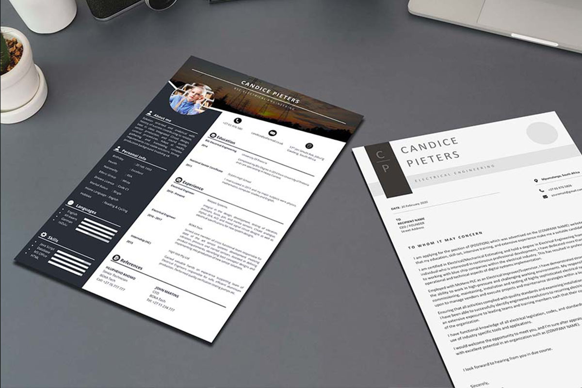 Junior Electrical Eng CV Design Preview 3 - Student Cycle