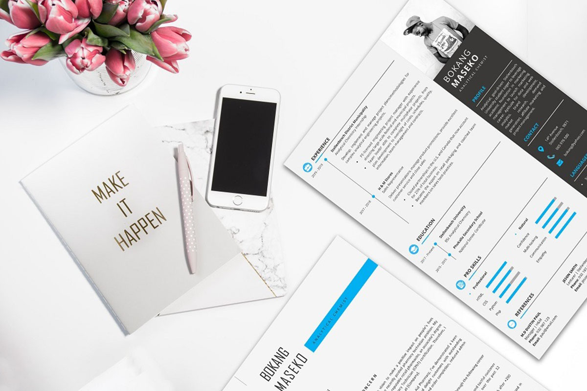 Analytical Chemist CV Design Preview 4 - Student Cycle
